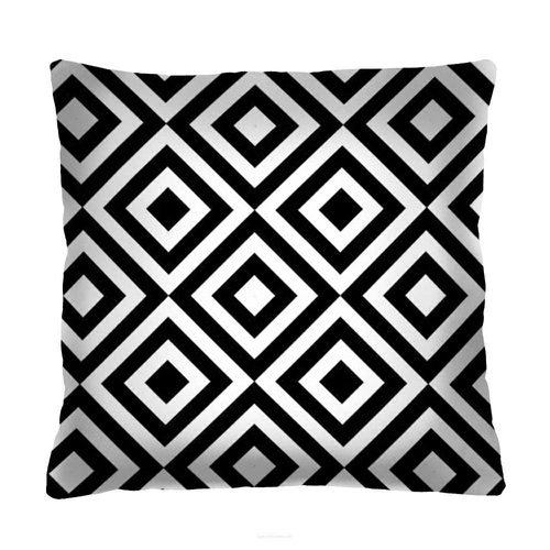 Dekorační sametový polštář Squares Intesi 40x40 cm moderní antialergenní do obýváku