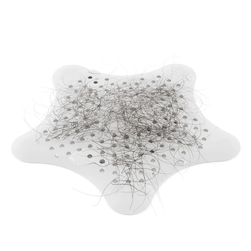 Gumové sítko do dřezu a vany Umbra Starfish bílé moderní do koupelny 16 cm