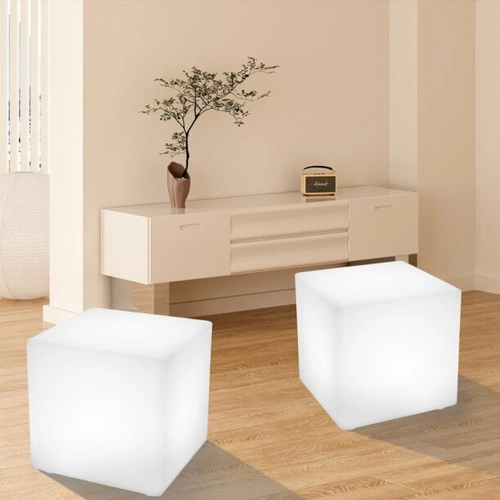 Zahradní lampa CUBIC L LED RGBW 16 barev 43 cm