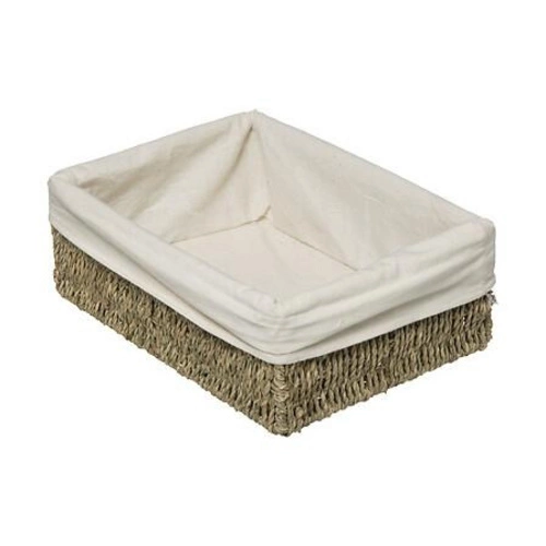 Sada 2 obdélníkových proutěných košů Vannerie na úschovu v boho stylu