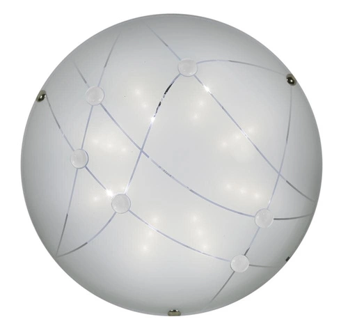 Stropní LED svítidlo Duca 30 moderní skleněné kulaté do obýváku a ložnice 6500K