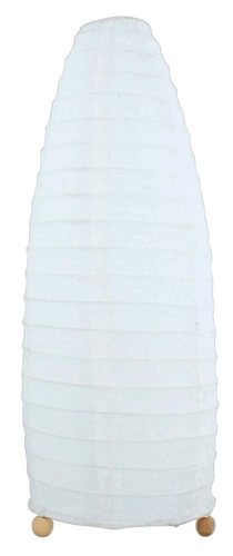 Papyrus bílá minimalistická noční stolní lampa z papíru do ložnice CANDELLUX