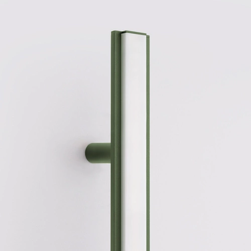 Moderní nástěnné LED svítidlo LAGOM 120 olivově zelené hliník do obývacího pokoje a ložnice Thoro