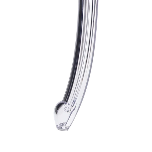 Skleněný stůl Ghost 120x80 cm transparentní moderní glamour do jídelny a obýváku Intesi