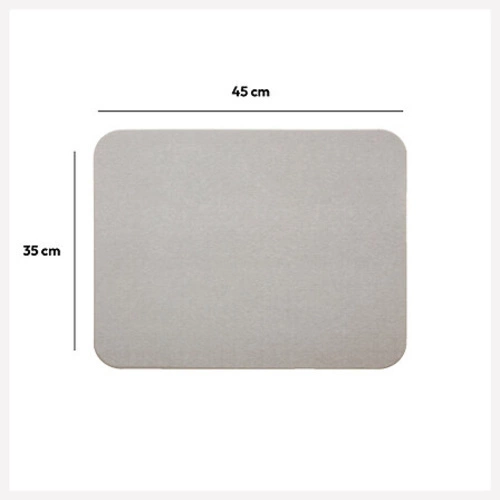 Rychleschnoucí diatomitová podložka šedá 35x45 cm 5five simply smart do koupelny a kuchyně