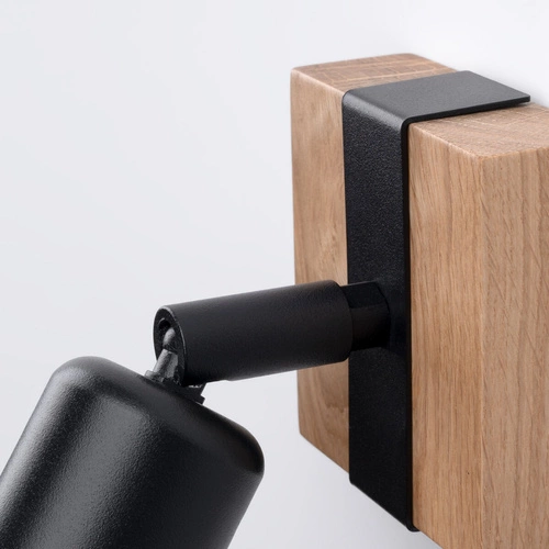 Nástěnné svítidlo ZUCA černé moderní kovové s nastavitelným světlem do obýváku a ložnice