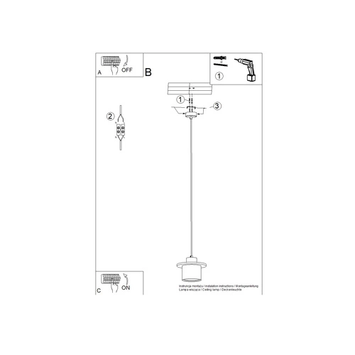 Závěsné svítidlo MAB betonové moderní kulaté do obýváku a kuchyně s dřevem šedé 125 cm