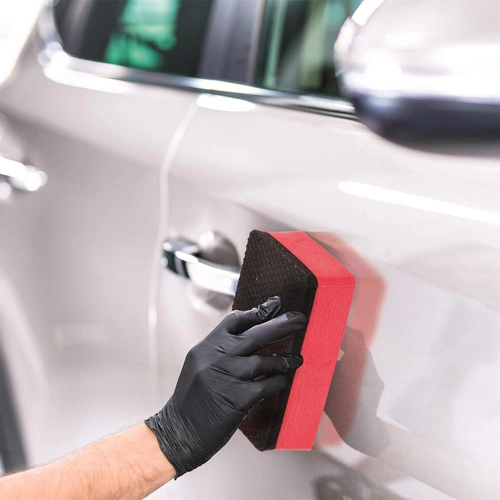 Houba na mytí aut červená/černá