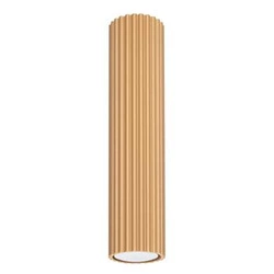 Stropní svítidlo KARBON 30 zlaté minimalistické do obýváku a ložnice hliníkové tubusové