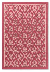 Venkovní koberec na zahradu a terasu Porchester Laura Ashley 250x350 červený květinový