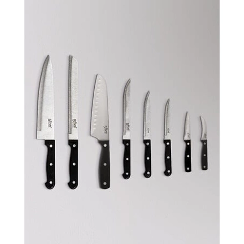 Kuchyňský nůž na loupání zeleniny a ovoce Essentiel Black 9 cm nerezová ocel