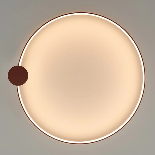 Stropní LED svítidlo RIO 110 červené kulaté moderní do obýváku a kuchyně Thoro