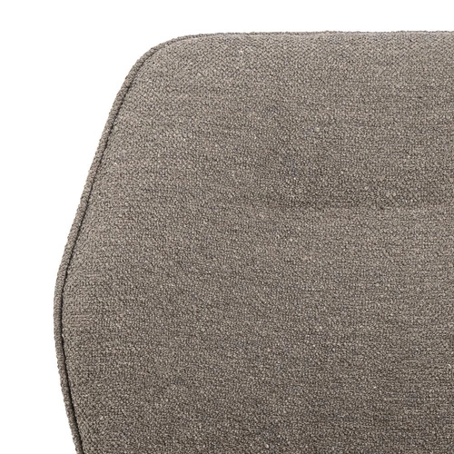 Aura Actona otočná čalouněná židle šedá moderní do jídelny a obývacího pokoje na černých nohách