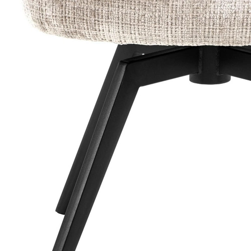 Jídelní čalouněná židle s područkami Darlene Actona béžová na kovových nohách