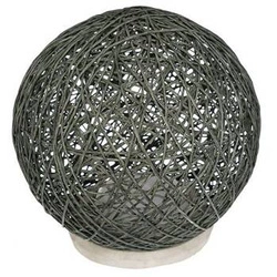 Moderní noční LED lampička Atmosphera na baterie s papírovým stínidlem do ložnice 18,5 cm