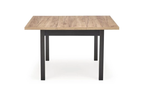 Rozkládací jídelní stůl Tiago 90-125x90 moderní dub artisan černé nohy Intesi