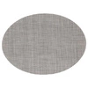 Šedá kulatá prostírka pod talíř Maoli 48x35 cm do kuchyně a jídelny 5five