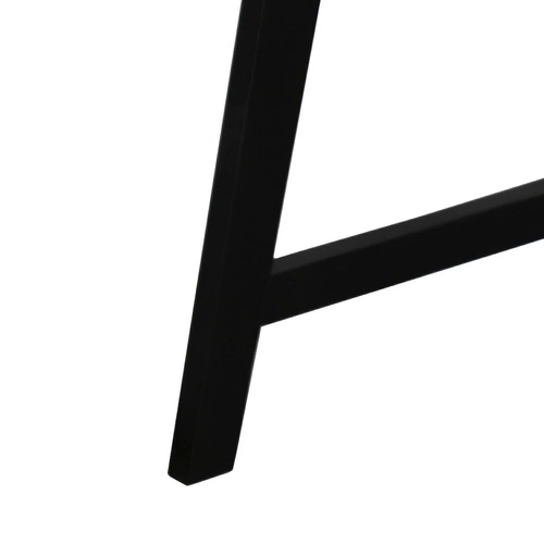 Psací stůl Malmo moderní široký skandinávský přírodní černý Intesi 123 cm