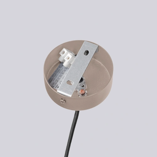 Moderní lustr HALO 6 béžový do obývacího pokoje a jídelny se skleněnými kulovitými stínidly