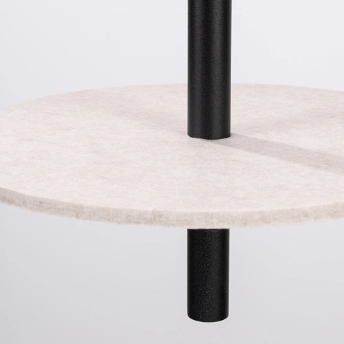 Závěsné svítidlo FELTRO 1 černé béžové moderní do obýváku a jídelny 30 cm