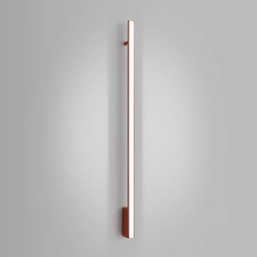 LED nástěnné svítidlo LAGOM 120 červené moderní do obýváku a ložnice hliníkové Thoro