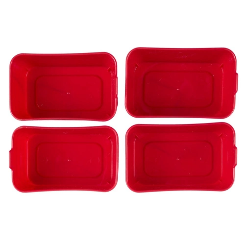 Sada 7 organizérů černá/červená