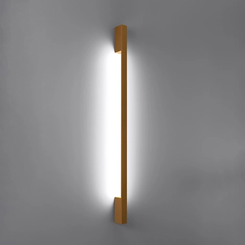 Nástěnné LED svítidlo zlaté SAPPO M moderní do obýváku a ložnice 120 cm Thoro