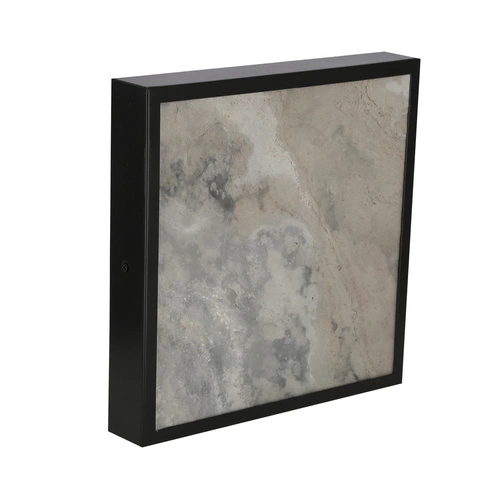 LED stropní svítidlo Luxan černé čtvercové 29x29 rustikální do obýváku a kuchyně CANDELLUX