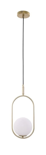 Závěsná lampa Cordel 1x28W G9 mosazná