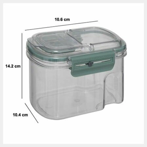 Hermatická krabička Neo zelená jednoduchá 0,6L