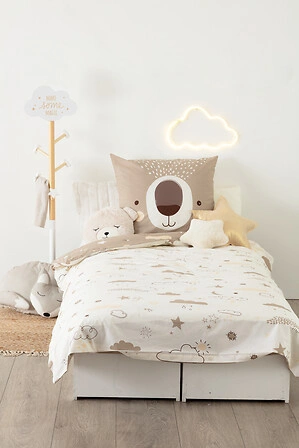 Dětské bavlněné ložní povlečení Bear 140x200 do dětského pokoje
