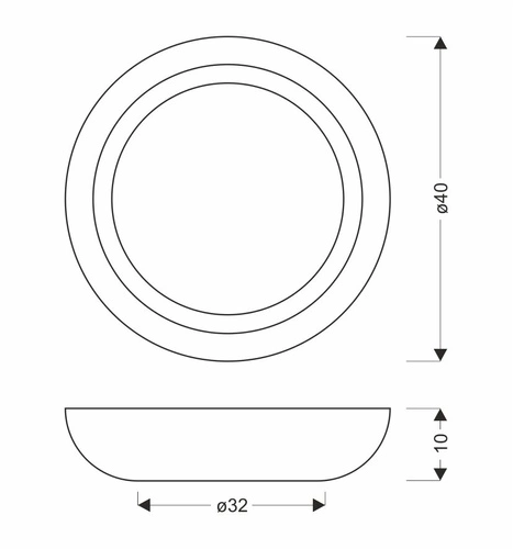LED stropní svítidlo Abruzzo černo-dřevěné moderní do obýváku a jídelny 40x32 cm CANDELLUX