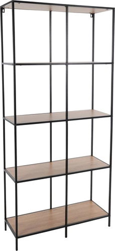 Kovová police Ford industriální na knihy a dekorace do obýváku a kanceláře 170 cm přírodní