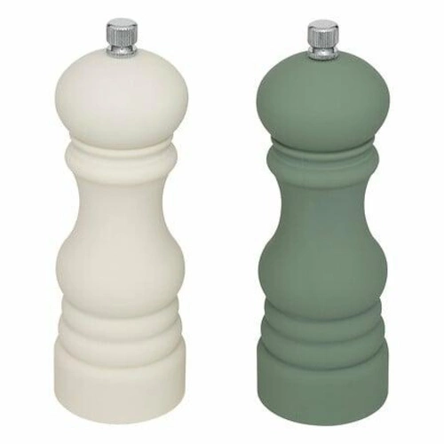 Sada 2 mlýnků Sensia 14,5 cm bílá/zelená