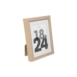 Dřevěný fotorámeček 18x24 Wood Atmosphera stojací přírodní moderní MDF sklo
