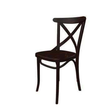 Dřevěná jídelní židle Fameg A-8810/2 hnědá buková moderní rustikální