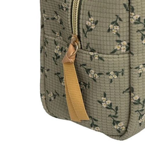 Cestovní taška Duo zelená/květiny