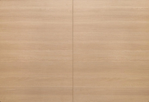 Rozkládací jídelní stůl Ardel oválný moderní přírodní deska černé nohy 180-240 cm