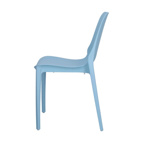 Zahradní stohovatelná židle Ginevra modrá z plastu moderní SCAB Design