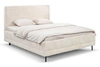 Čalouněná postel Foggy 180x200 béžová s úložným prostorem moderní do ložnice