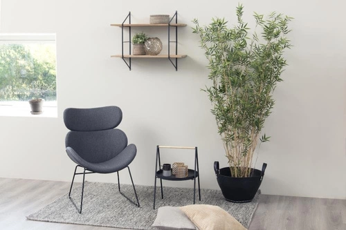 Křeslo Cazar šedé