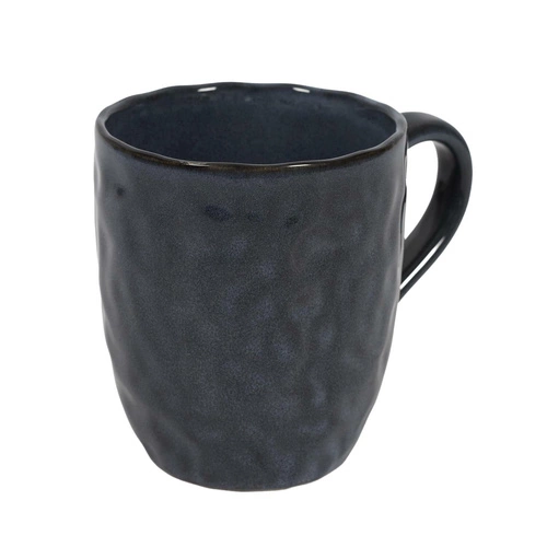 Keramický hrnek Noyer 330 ml modrý glamour na kávu a čaj Intesi