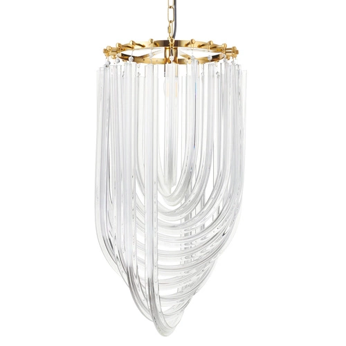 Závěsná lampa WAVE zlatá 60 cm