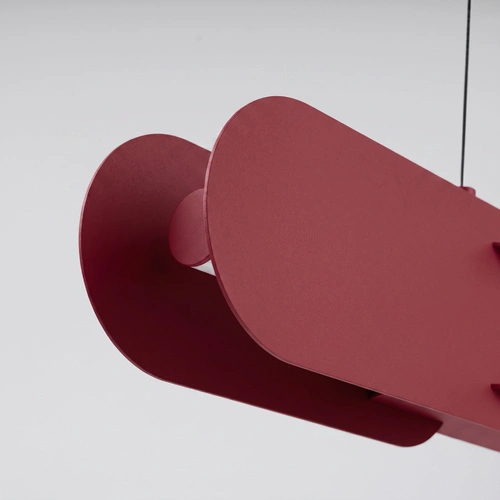 Závěsné LED svítidlo CHAIN vínové 91 cm moderní do obývacího pokoje