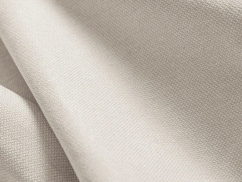 Béžový sametový obdélníkový taburet Jodie do obýváku moderní měkký 102x80 cm