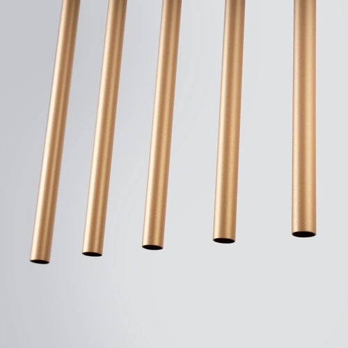 Závěsné svítidlo zlaté Pastelo 5ramenné moderní kovové do obýváku a jídelny SOLLUX