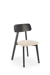 Jídelní židle Elana béžová čalouněná dřevěná retro Intesi klasická do obýváku