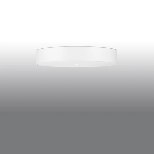 Stropní svítidlo kulaté bílé SKALA 80 moderní do obýváku kuchyně a ložnice Sollux