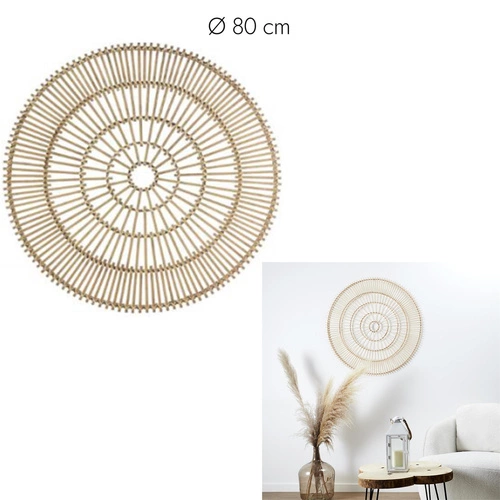 Nástěnná dekorace Java 80cm přírodní