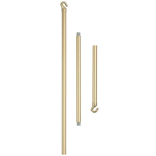 Závěsné svítidlo STICKS-10 zlaté moderní nastavitelné do obýváku a jídelny 120 cm